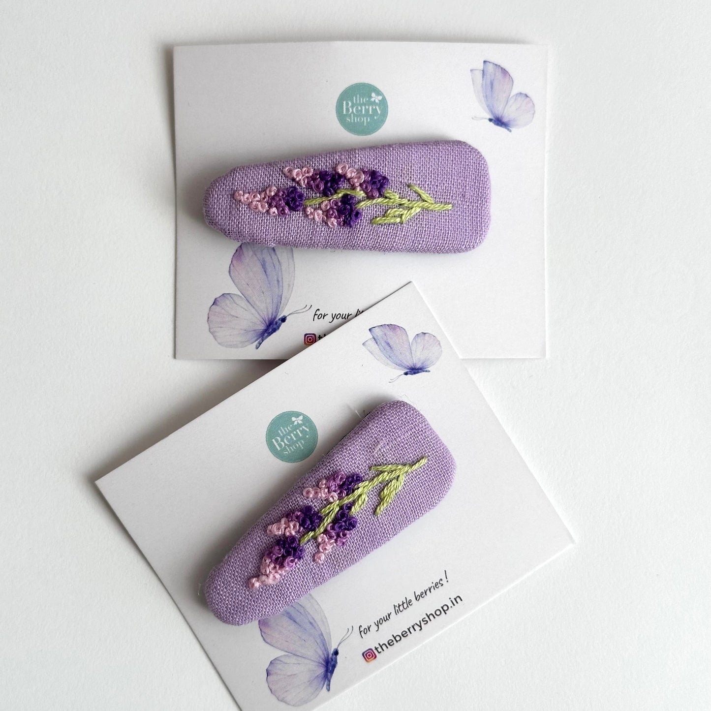 Lavender garden - Regular snap clip