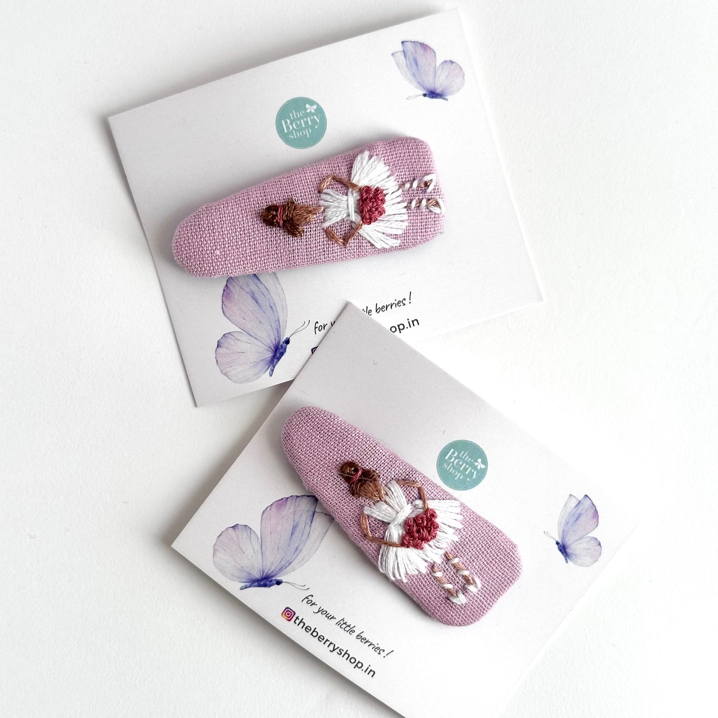 Ballerina girl - regular snap clip