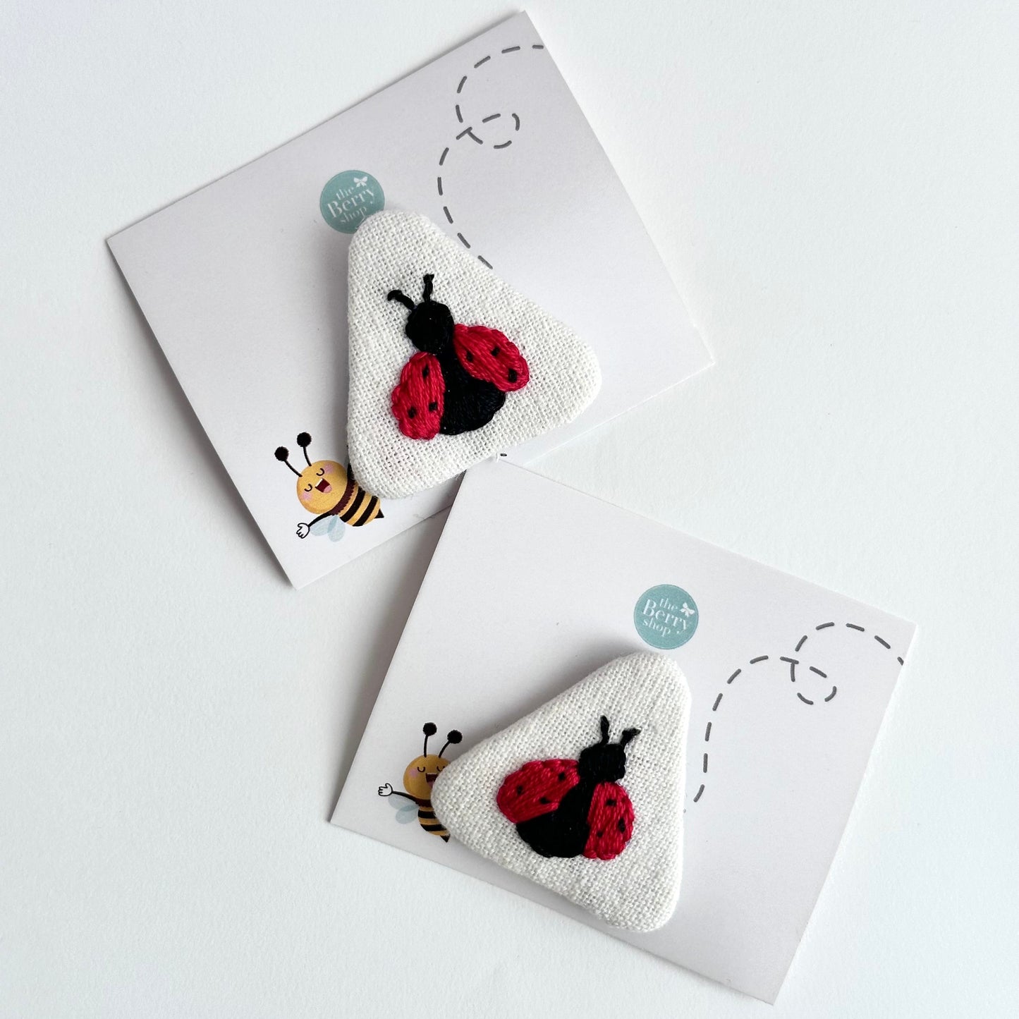 Lady bug - triangle snap clip