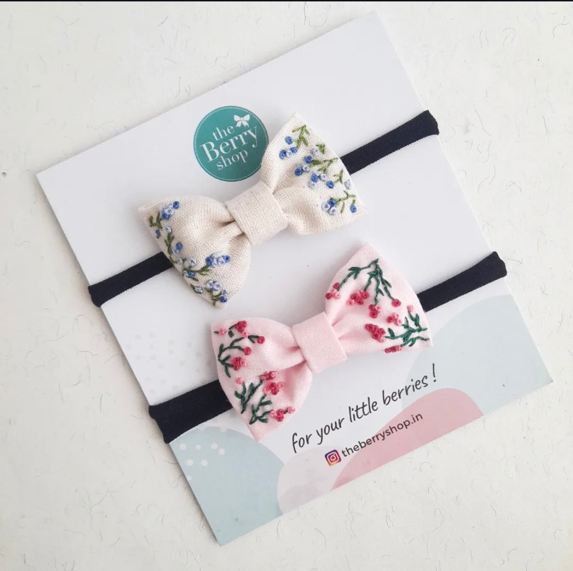 Lush flora - mini bow