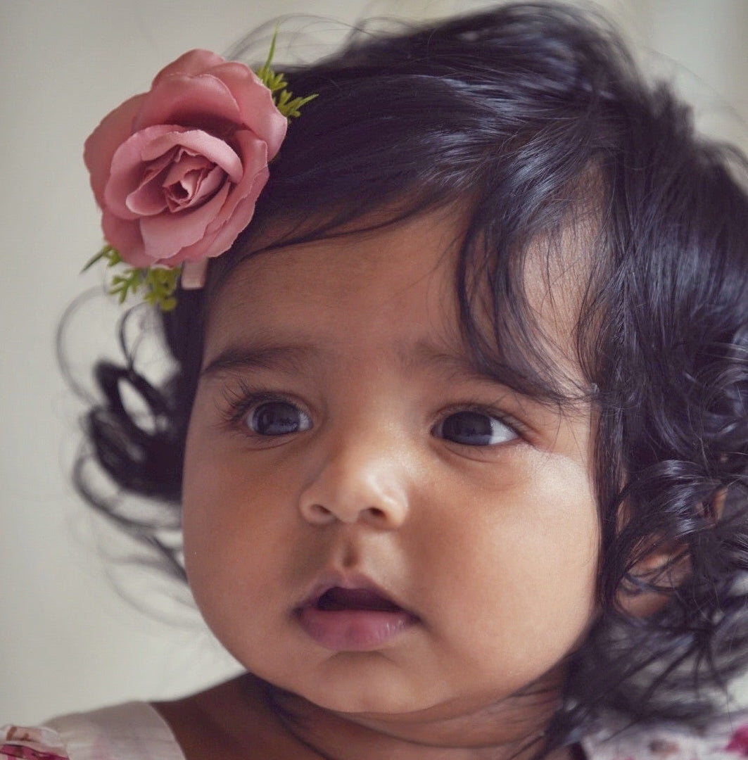 Rosé Meadow flower Headband