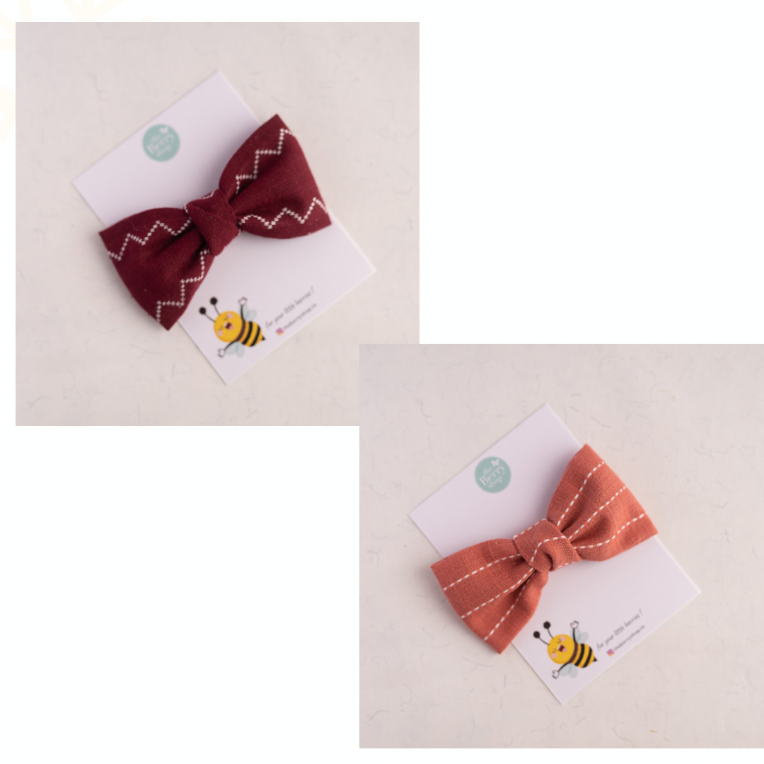 Boho Mini Bow - PICK ANY TWO