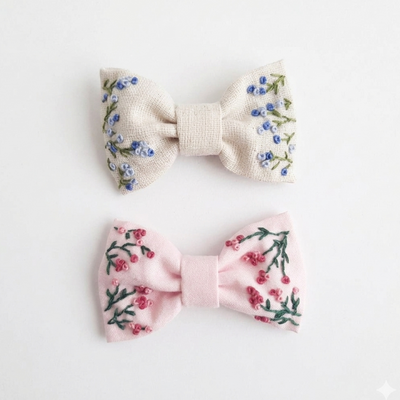 Lush flora - mini bow