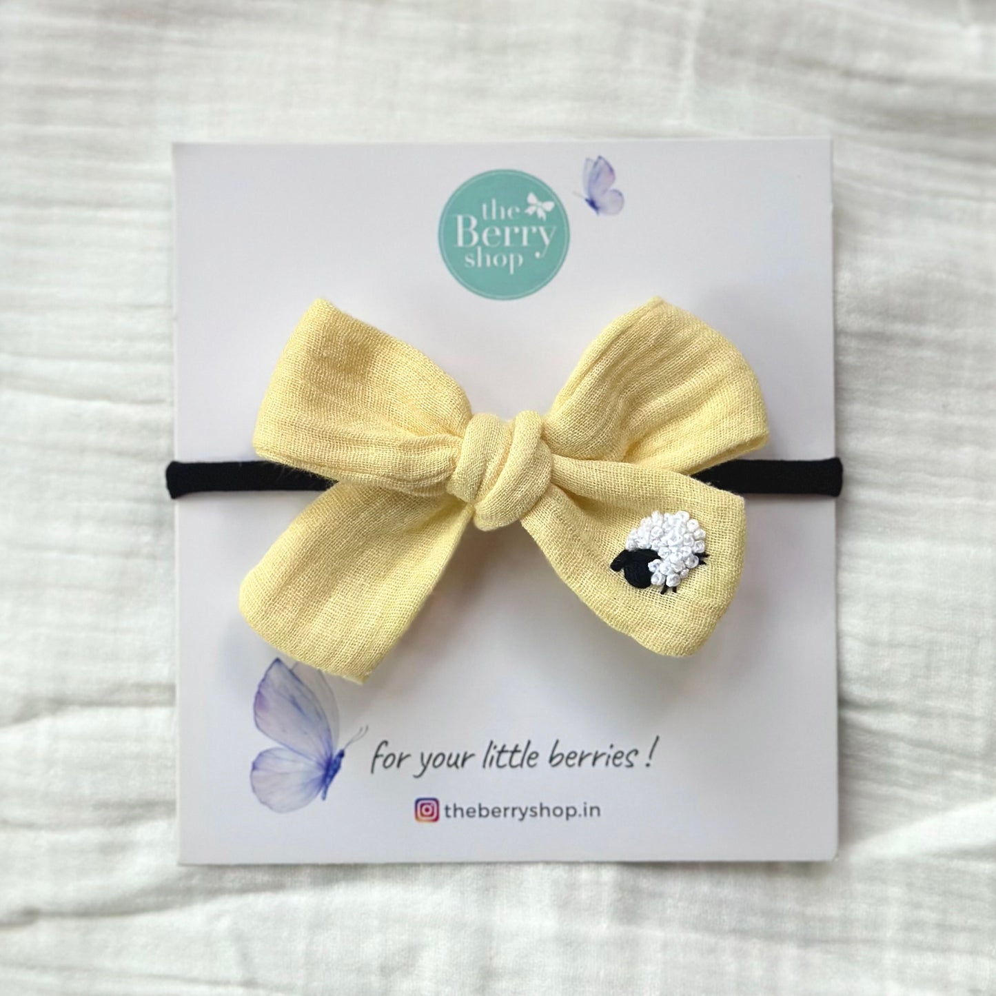 Little Lamb Knot Bow