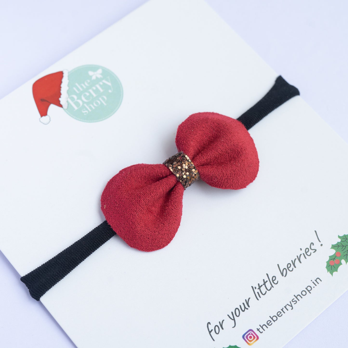 Christmas Glitters Mini Bow