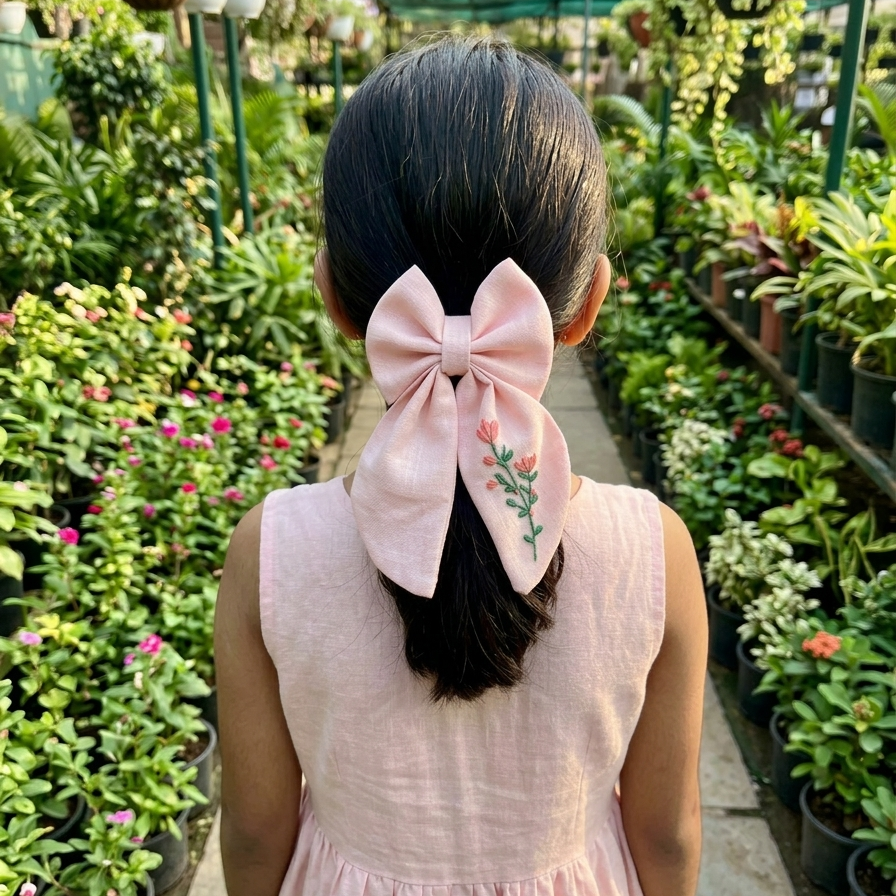 Blush Pink Sailor Bow – Bloom