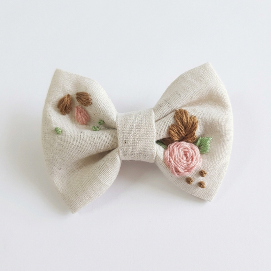 Pressed petals - small bow