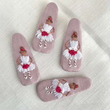 Ballerina girl - regular snap clip