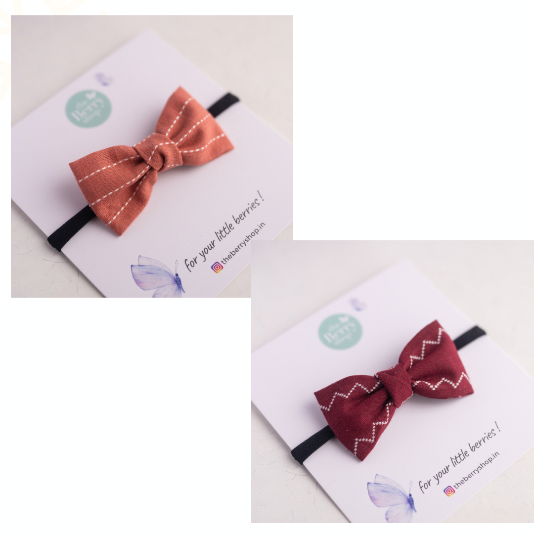 Boho Mini Bow - PICK ANY TWO