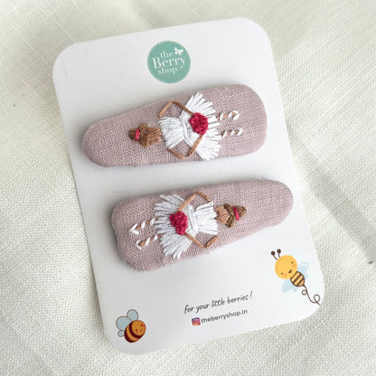Ballerina girl - regular snap clip