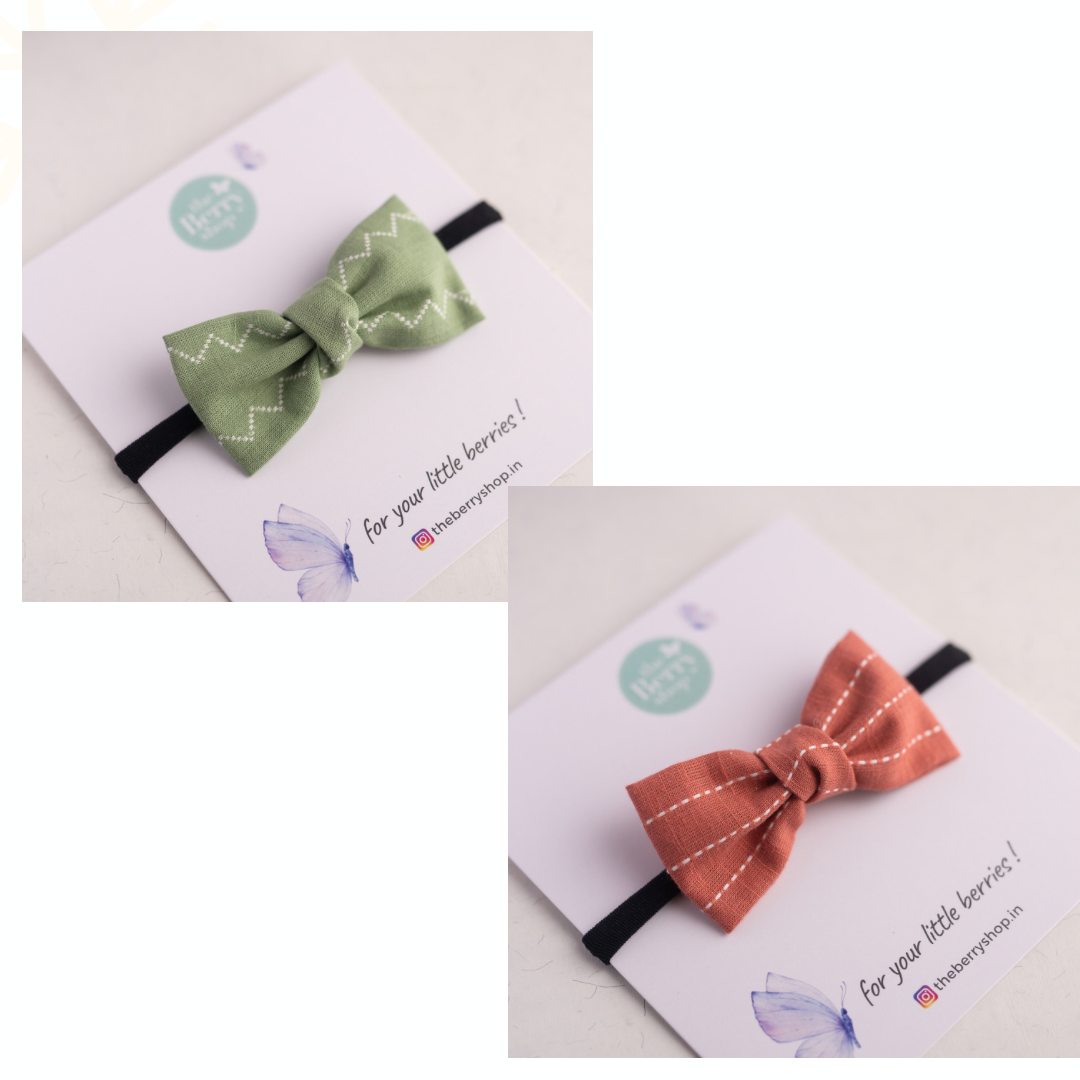 Boho Mini Bow - PICK ANY TWO