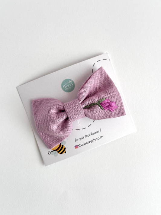 Mauve melody - Mini bow