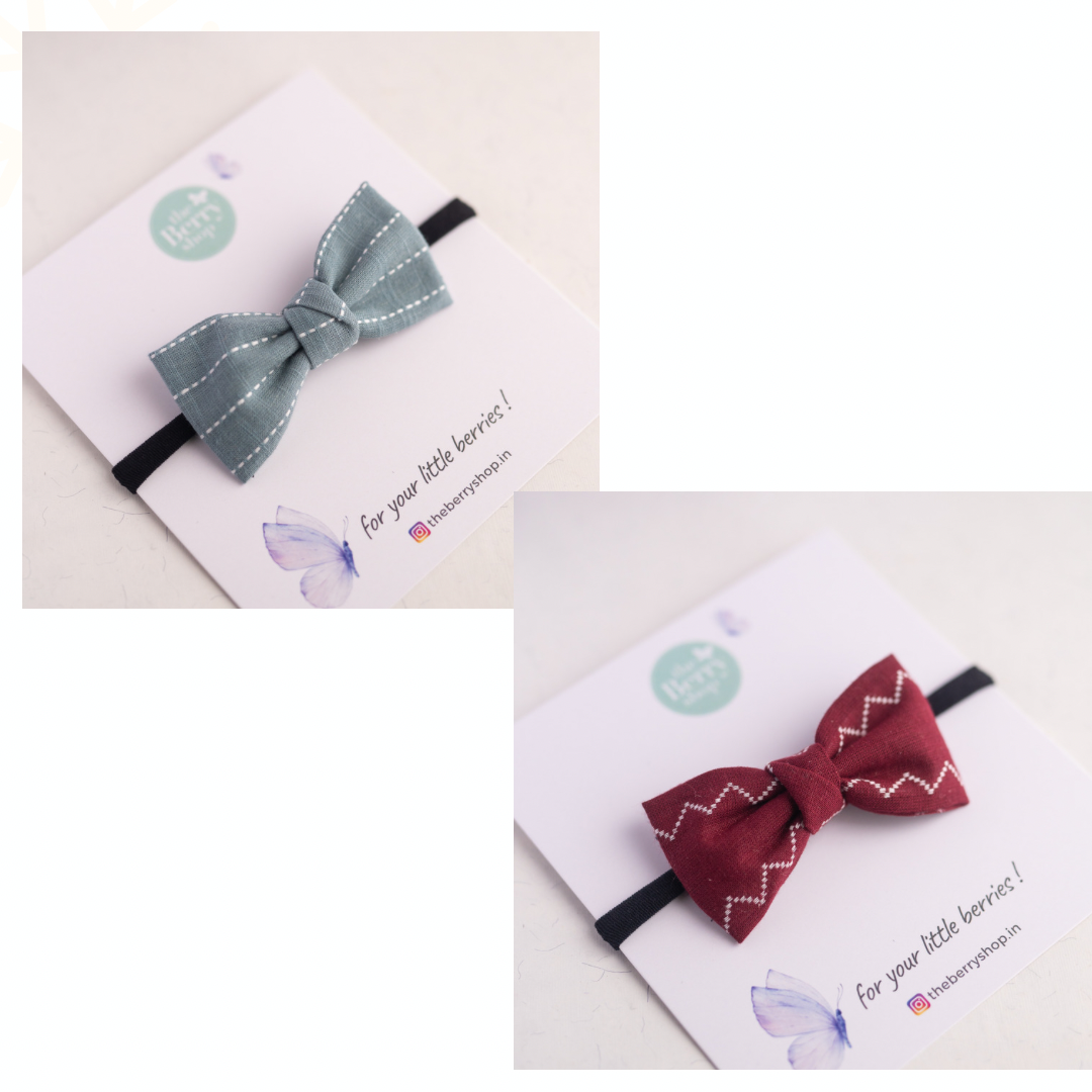 Boho Mini Bow - PICK ANY TWO