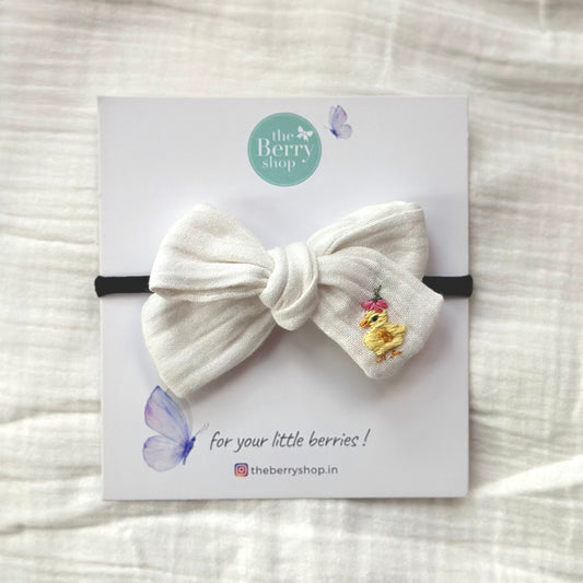 Tiny Chick Knot Bow