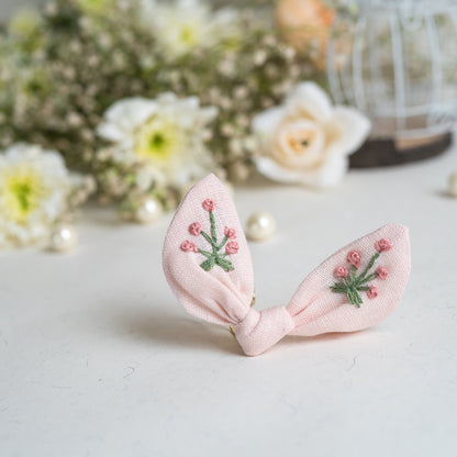 Blush Pink Bunny Ear Bow - Bloom