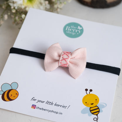 Blush Pink Extra Small Bow - Bloom