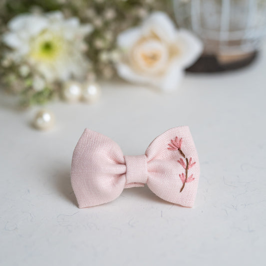 Blush Pink Mini Bow -Bloom