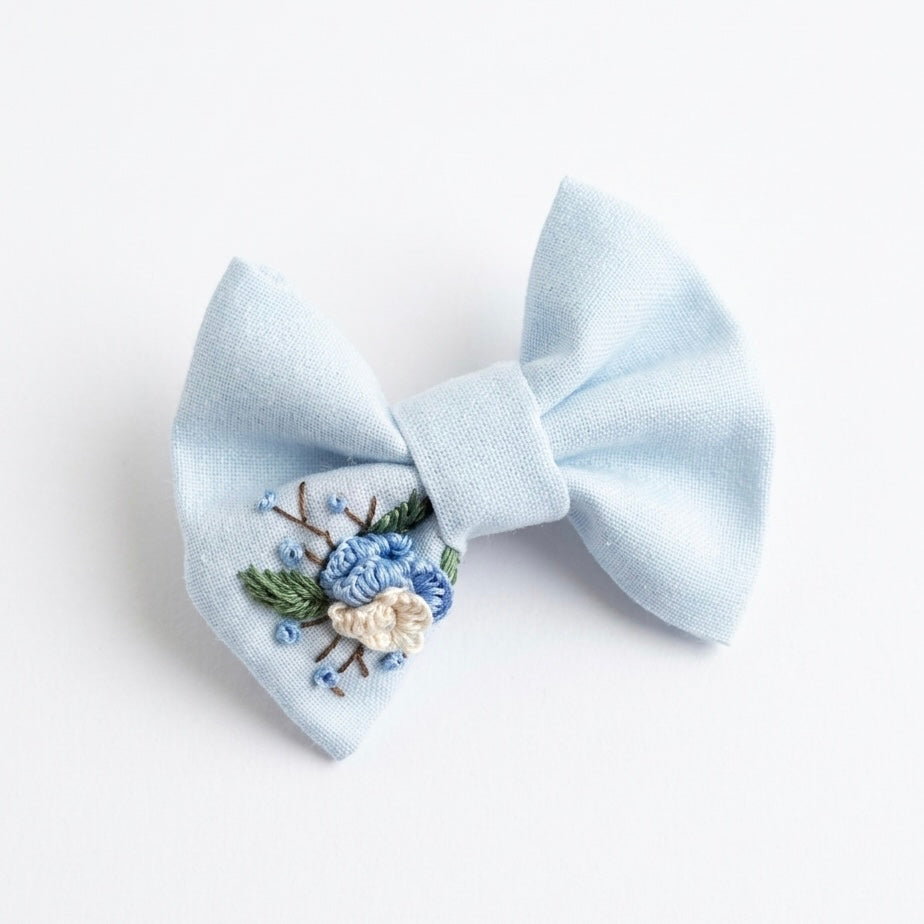 Powder Blue Garden Bow