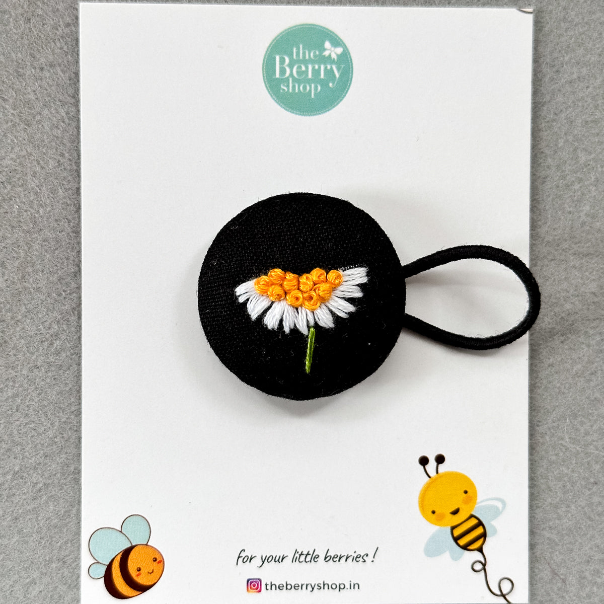 Daisy daisy - round snap clip