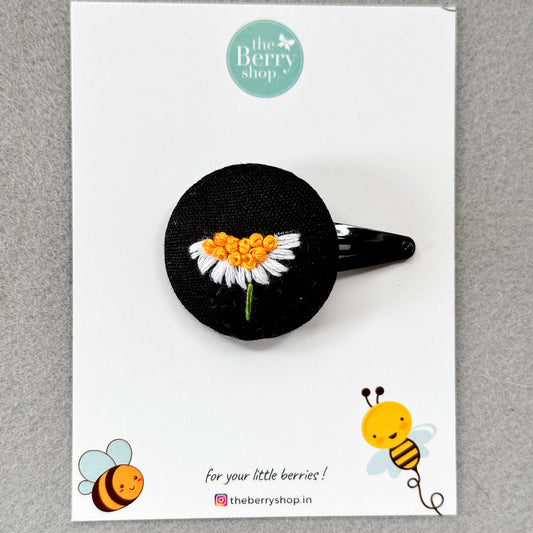 Daisy daisy - round snap clip