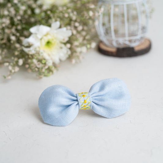 Ice Blue Classic Bow - Bloom