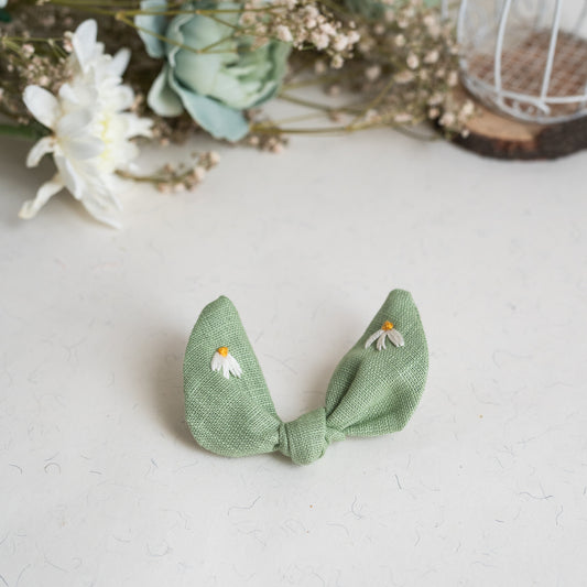 Light Forest Green Bunny Ear Bow - Bloom