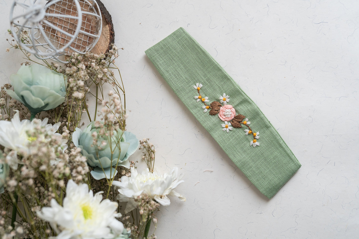 Light Forest Green Headband - Bloom