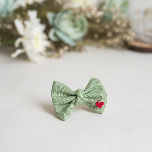 Light Forest Green Extra Small Bow - Bloom