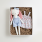 Handmade bunny doll with removable dresses. Soft fabric toy, safe for kids, perfect toddler gift & keepsake for birthdays. Gift ideas for children. cloth doll for children.