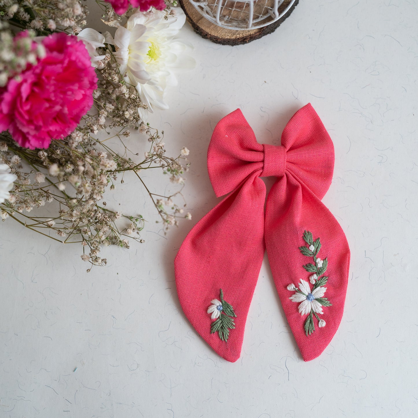 Melon Pink Sailor Bow – Bloom