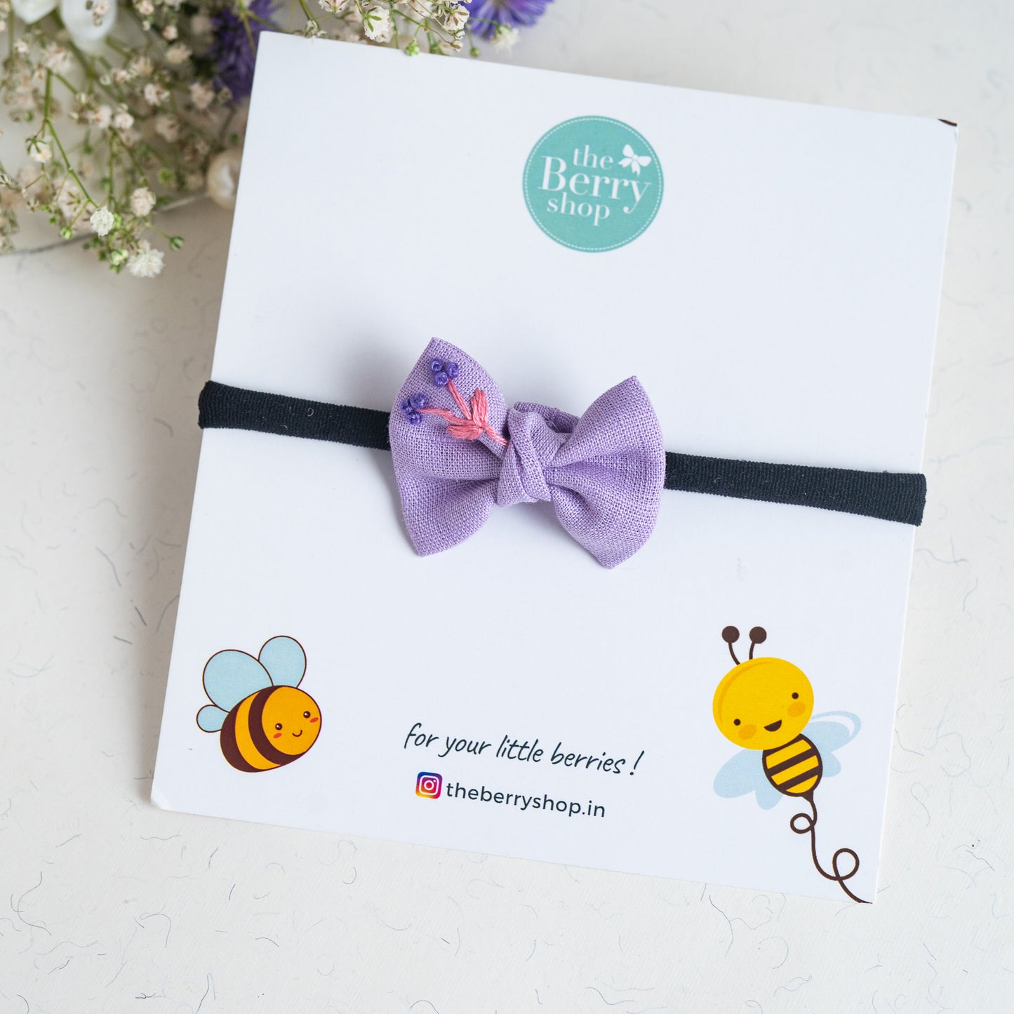 Misty Lavender Extra Small Bow - Bloom