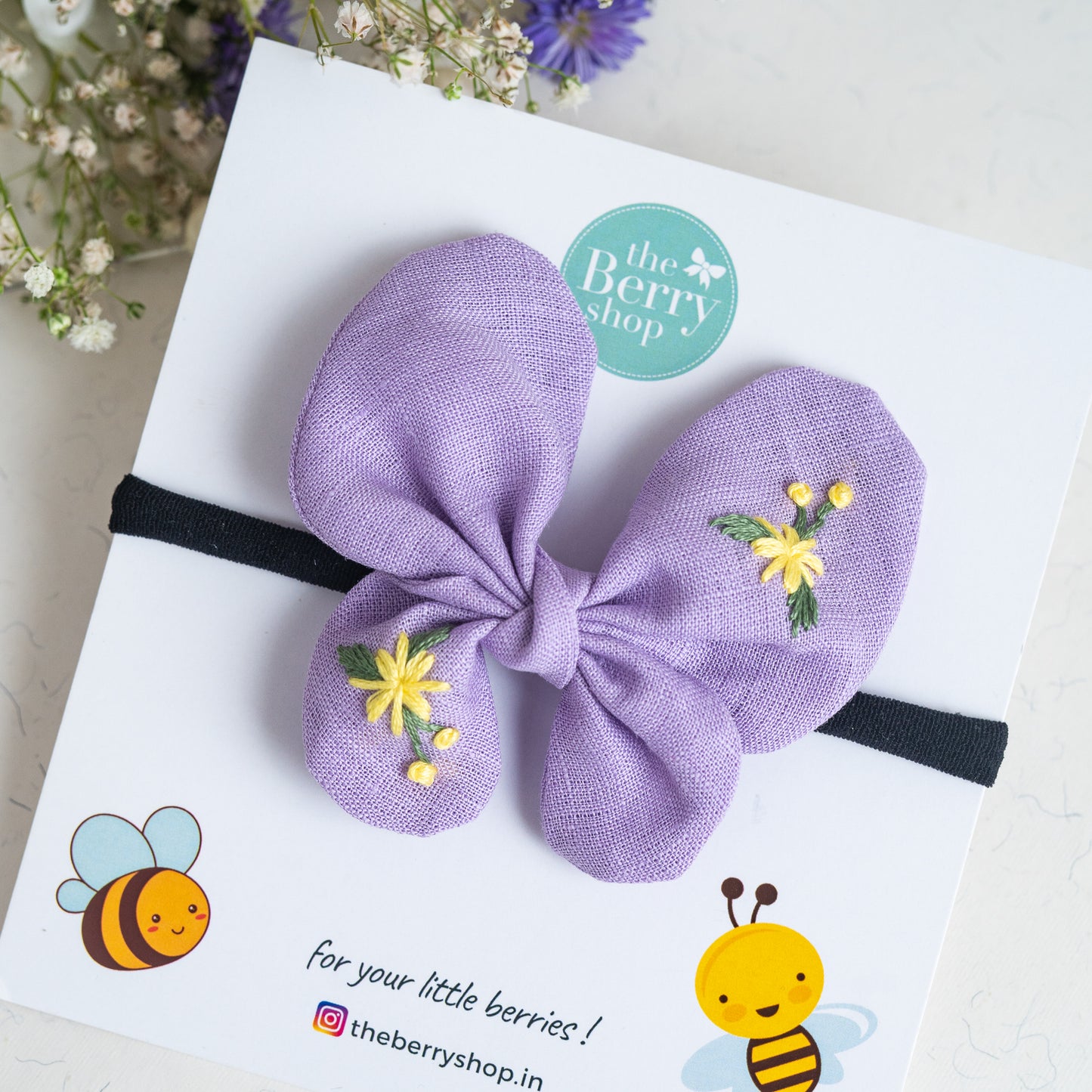 Misty Lavender Butterfly Bow – Bloom