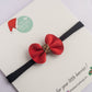 Christmas Glitters Micro Bow pin