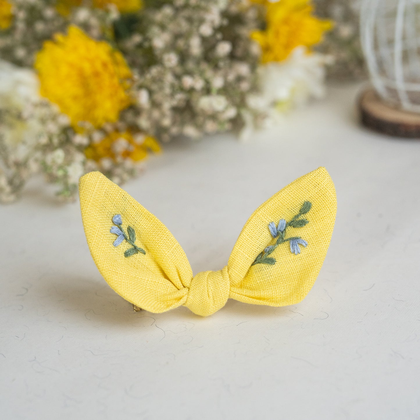 Tuscan Gold Bunny Ear Bow - Bloom