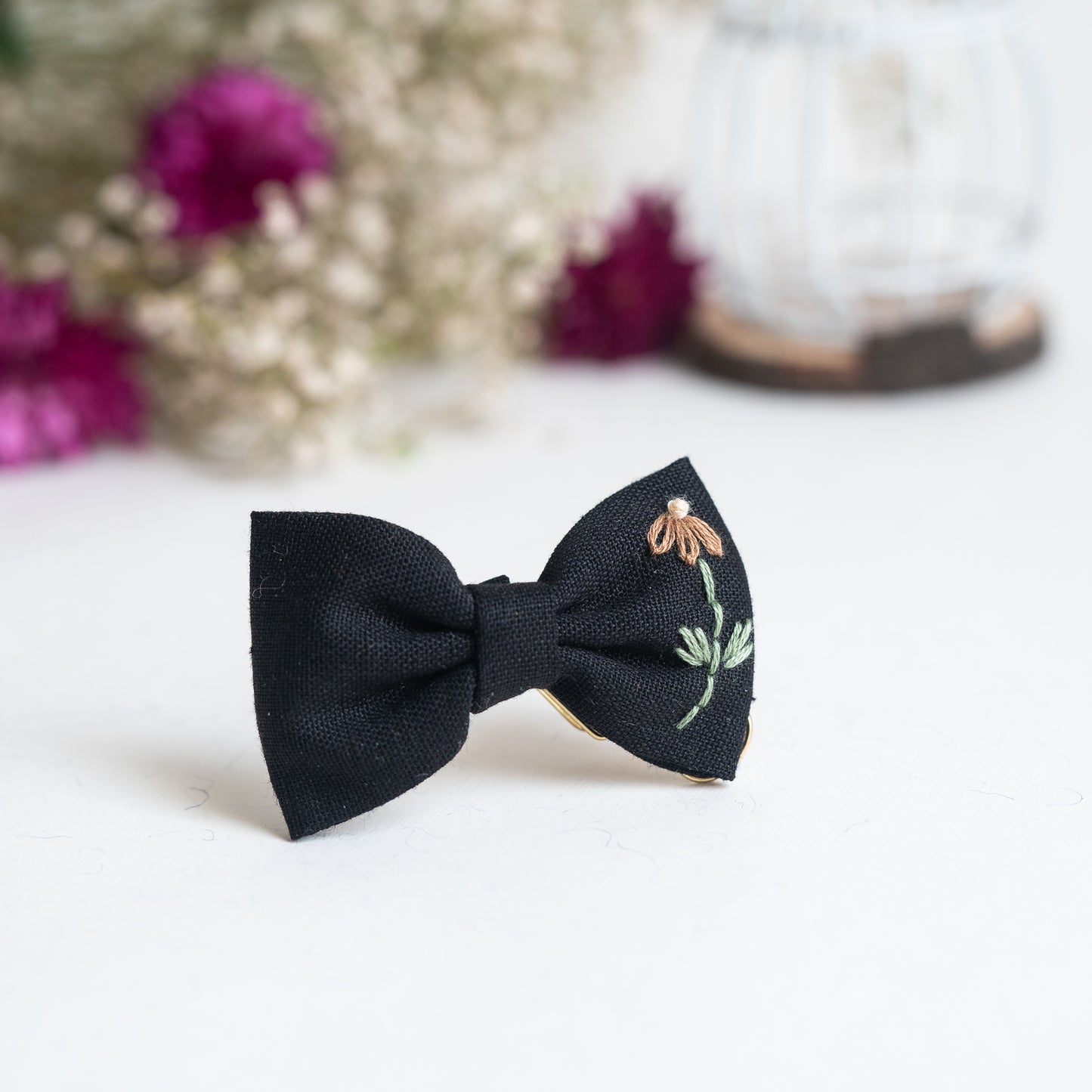 Warm Black Mini Bow - Bloom