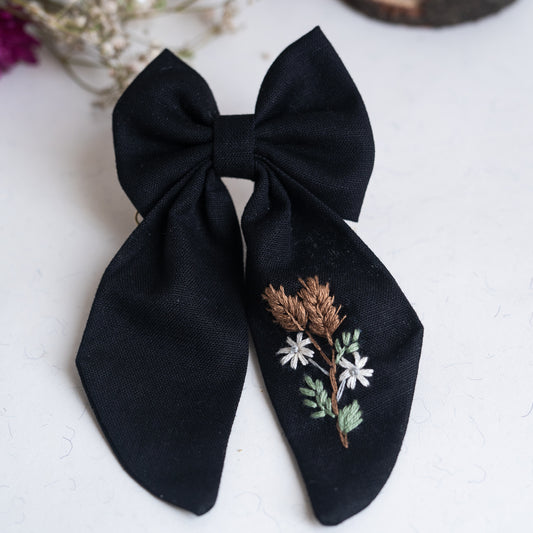 Warm Black Sailor Bow – Bloom